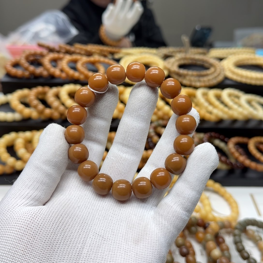 【闪购商品】菩提根/象牙果手串?****?卡13 珑珠 11年 精工