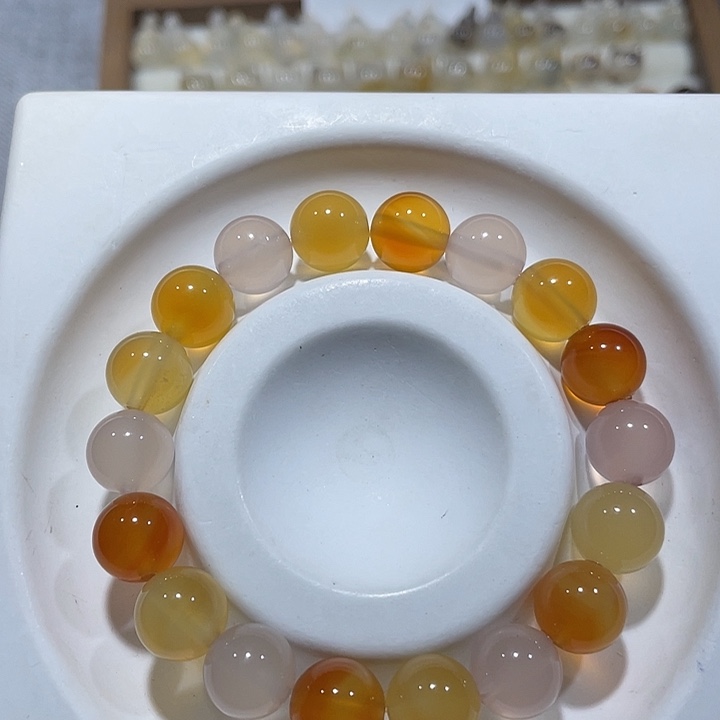 玛瑙/玉髓合金颈饰