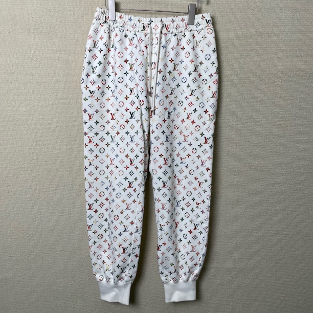 全新未使用 LouisVuitton/路易威登 彩色三花满印卫裤/尺码M