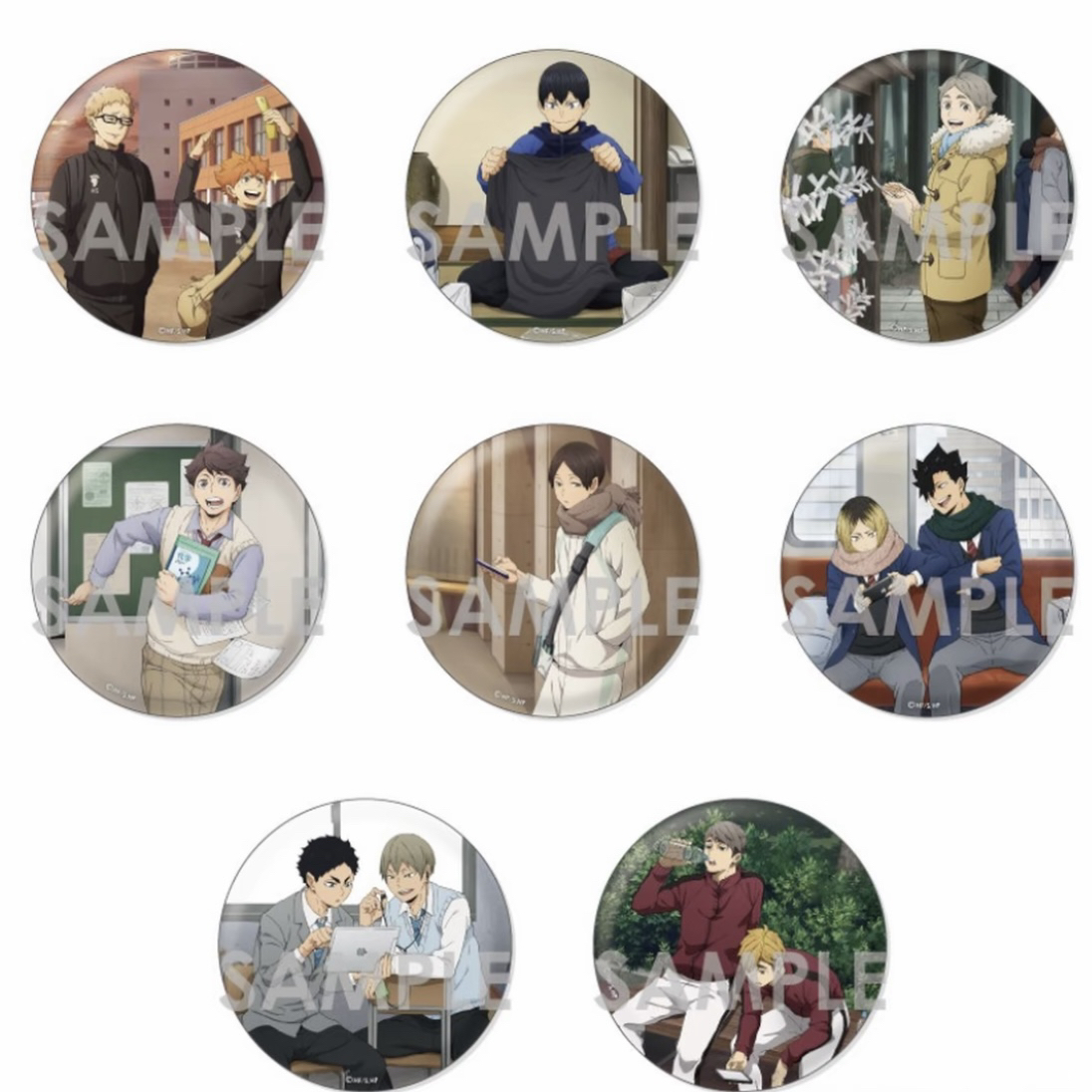 大清仓 【正版日谷】排球少年 One Fine Day 新秋冬 大吧唧75mm