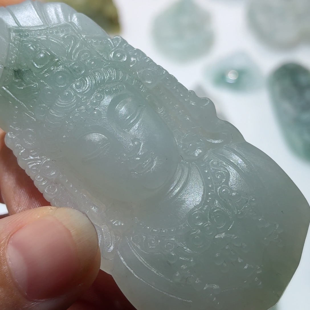 定制翡翠未镶嵌毛货