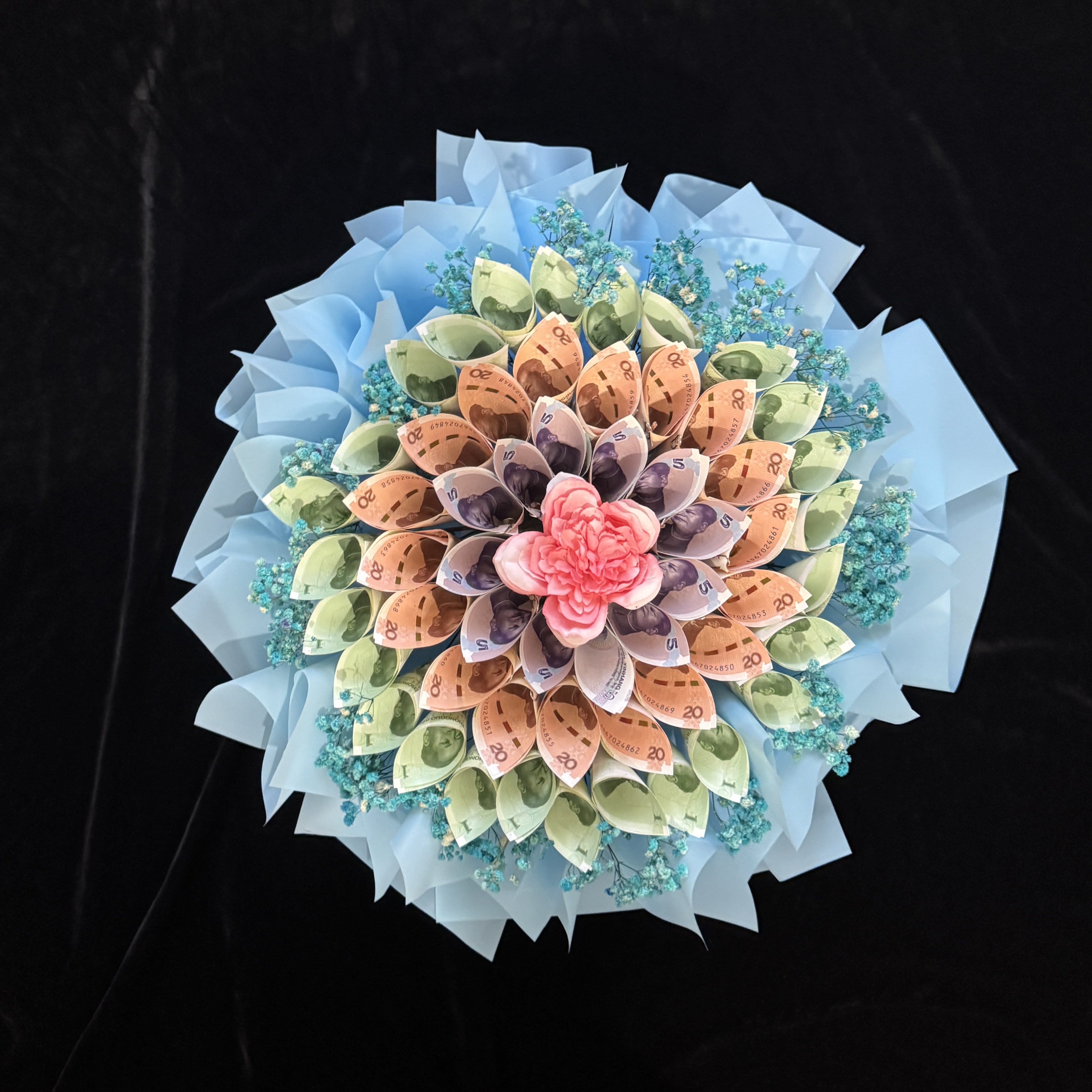 真钞手作|手工钱花束  把“财富浪漫”全给你