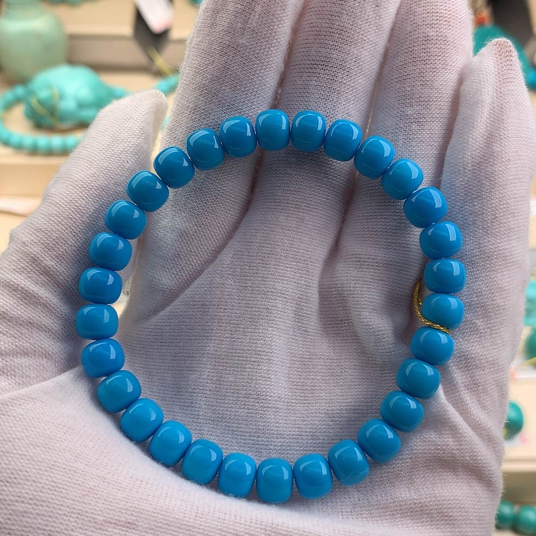 绿松石珠宝奇石未镶嵌西***_