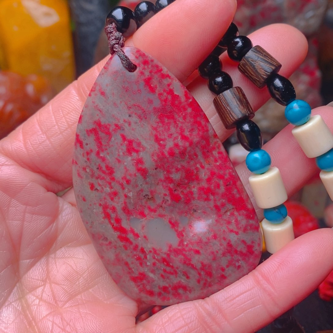 昌化鸡血石 昌化鸡血石手把件