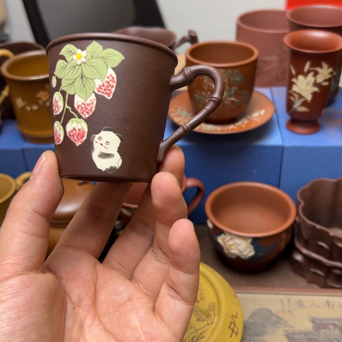 紫砂茶杯紫砂主人杯100cc