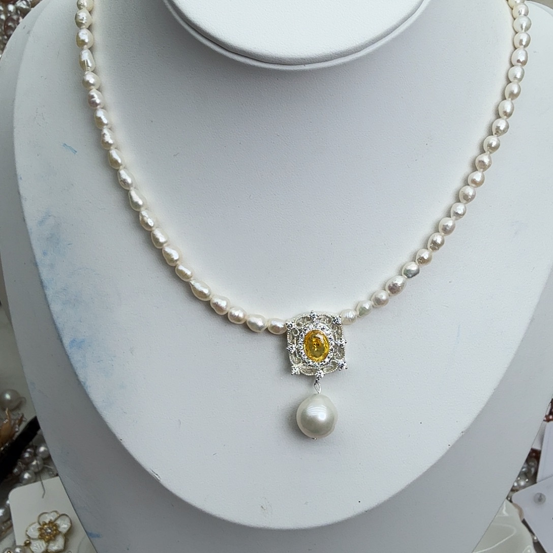 淡水珍珠未镶嵌颈饰