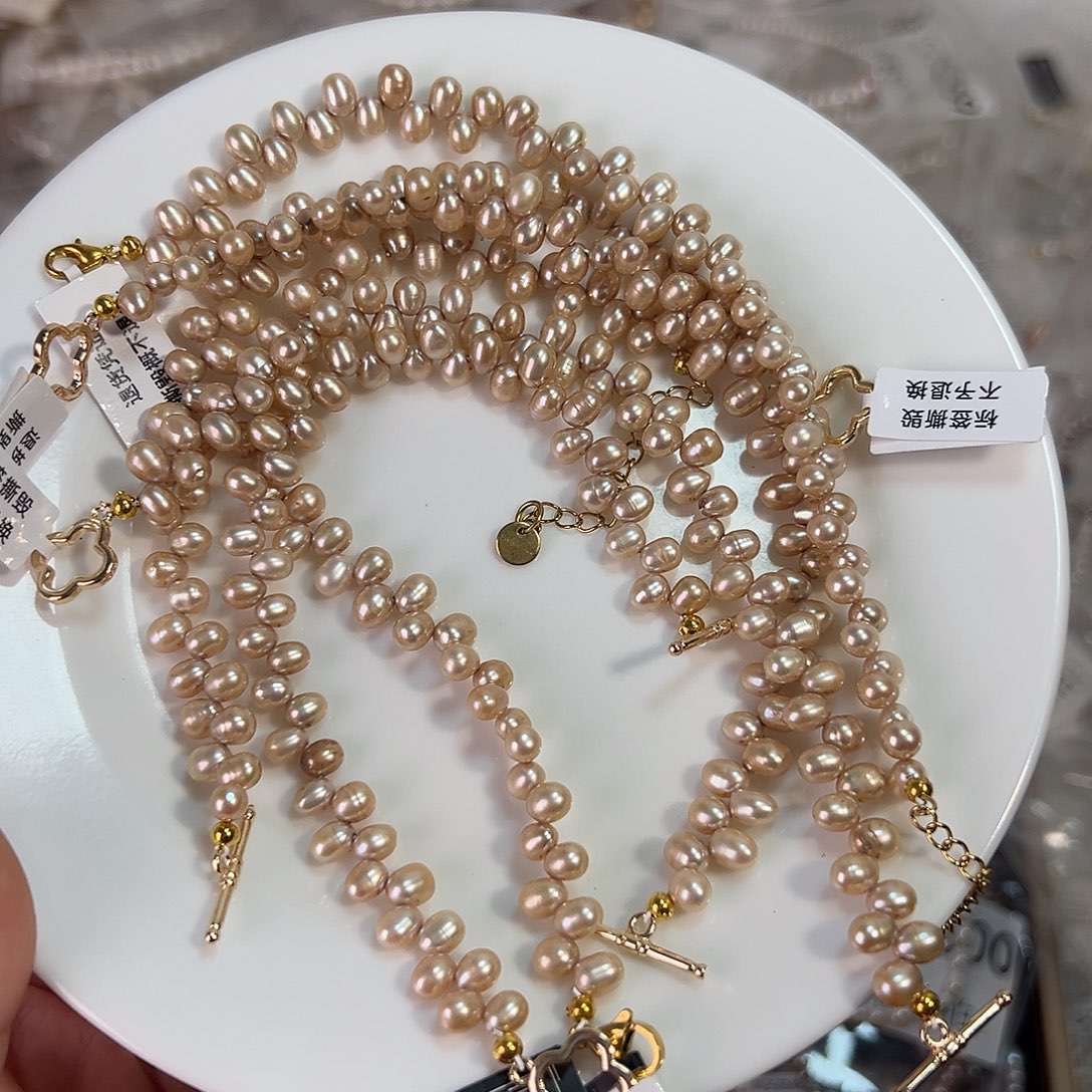 合金设计款珠宝淡水珍珠