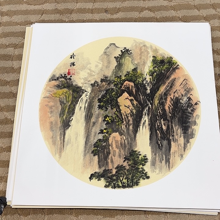 国画花鸟等多种鸟类的栖息50.50