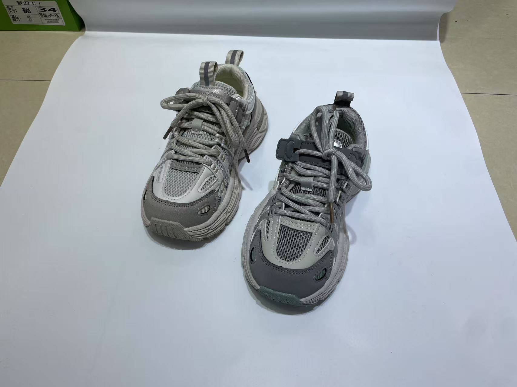 秋季新款双网 2888儿童32-37码休闲舒适百搭运动老爹鞋