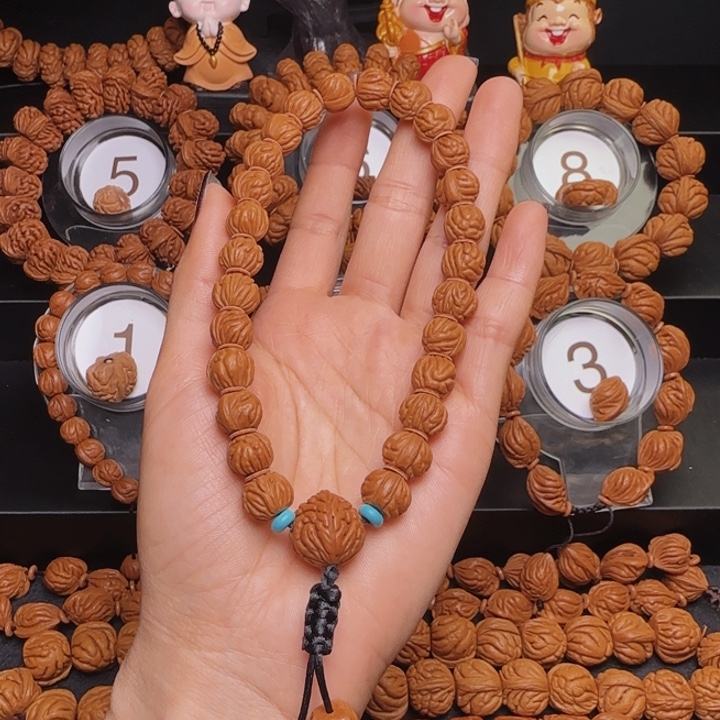 梧***桐桃核手串金豆手串