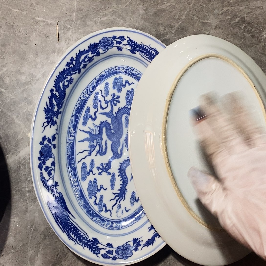 摆件陶景德镇陶瓷30公分2个