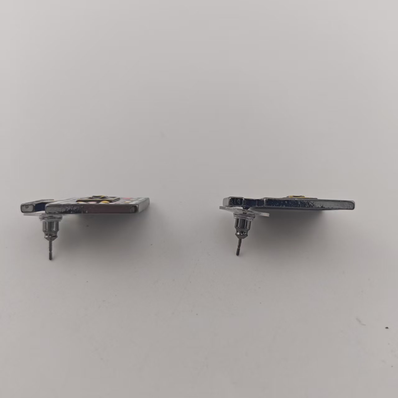 铜合金耳饰  VTGViVi饰品/中古饰品/时尚款/H768/彩点香水瓶耳环