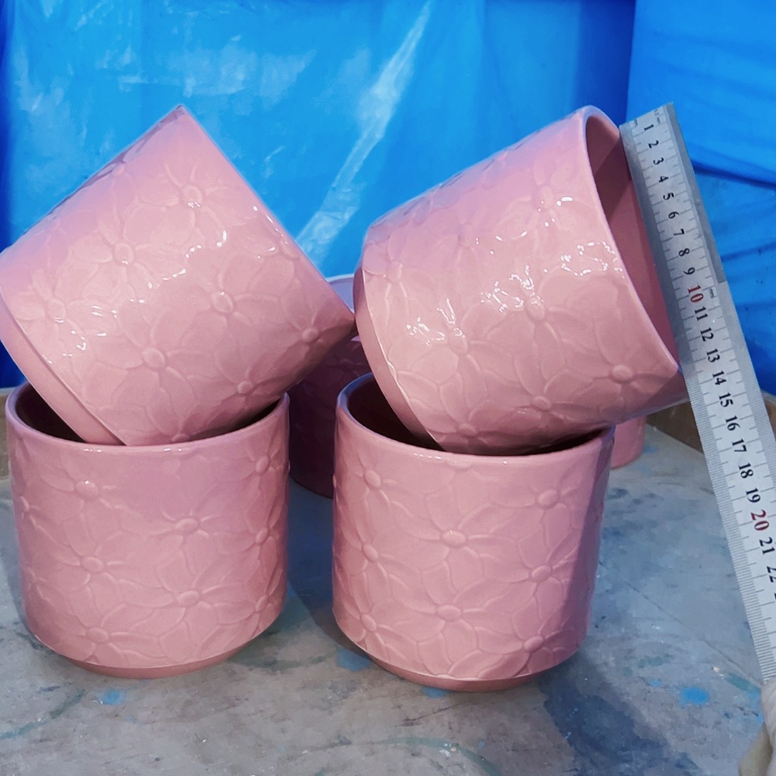 有孔，外贸尾单陶瓷花盆凑单10米包邮