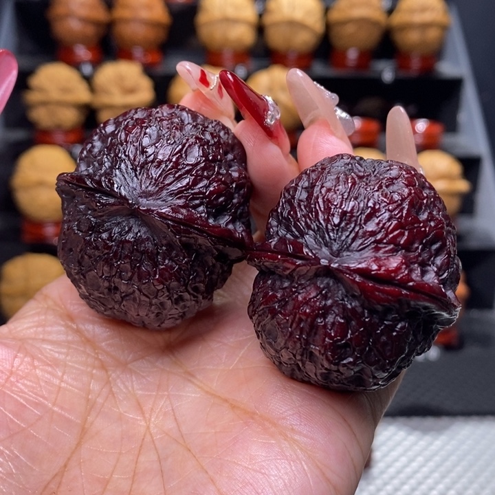 文玩核桃把件你*爷金丝绣球6号