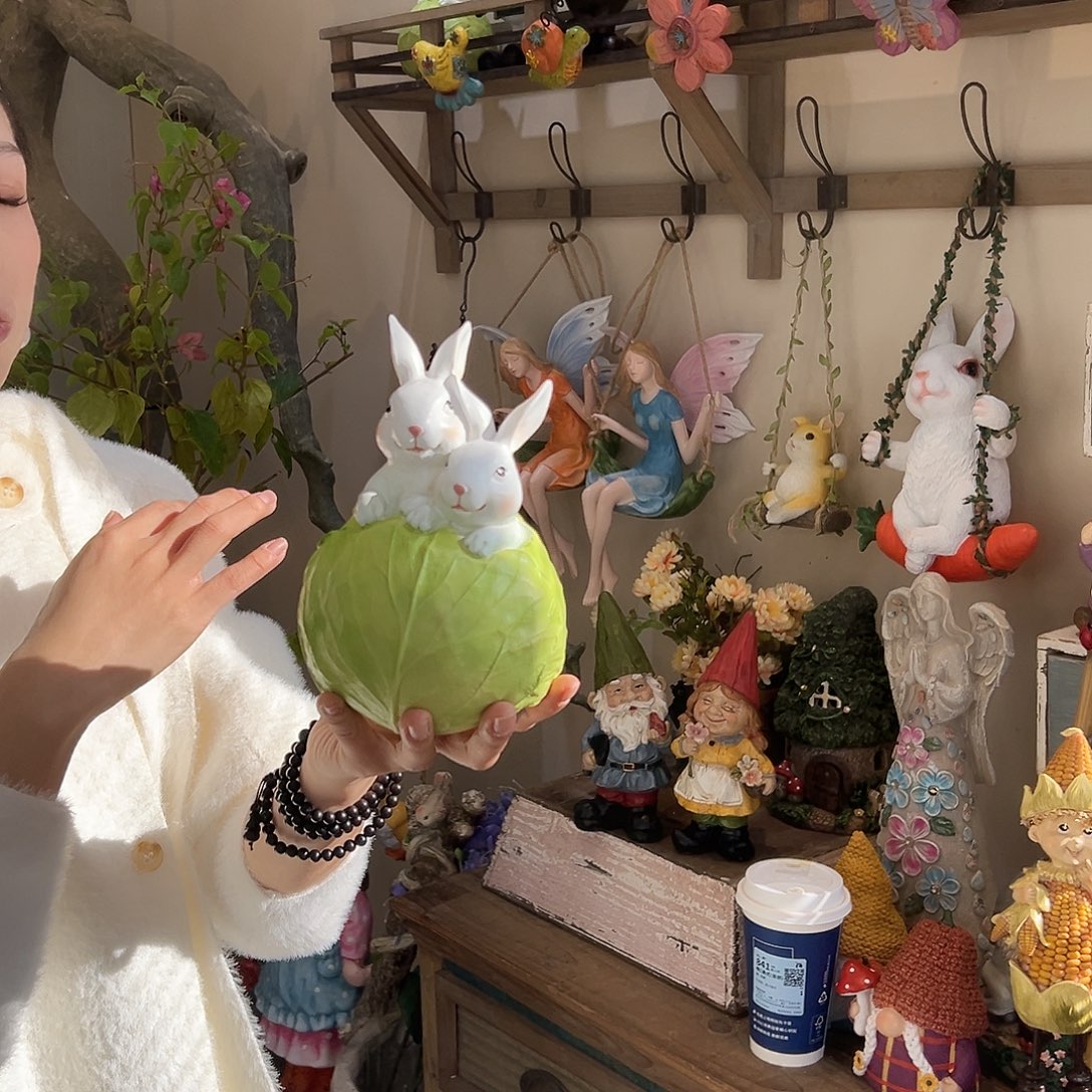 花园摆件红红火火