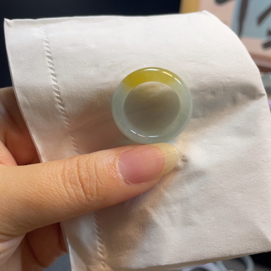 翡翠未镶嵌戒圈芒果西米露 17