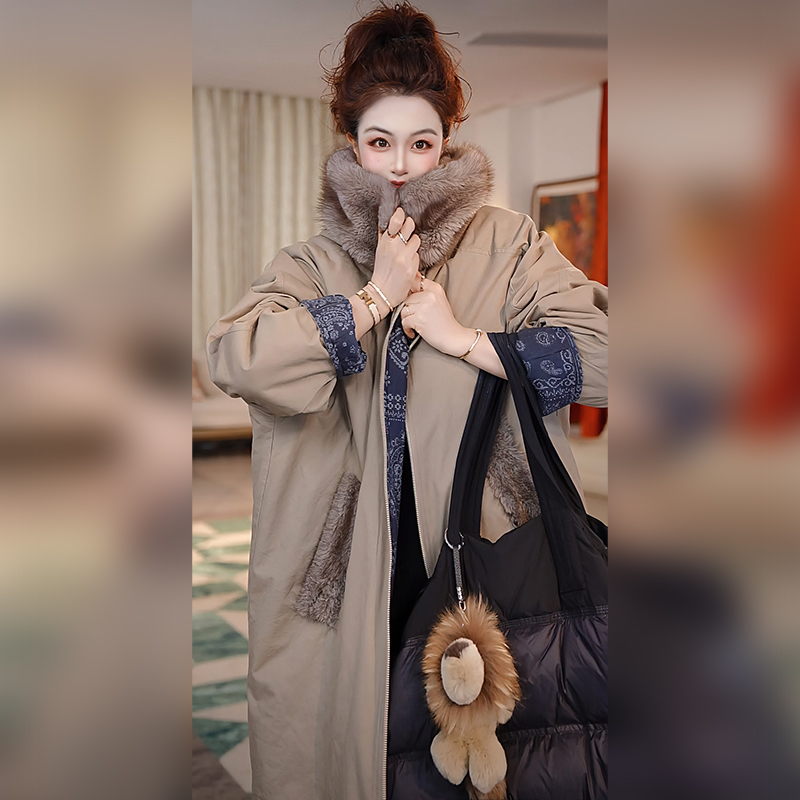 【Linda姐高端线】 冬季时尚气质复古保暖女款棉服外套AF5WMF0400