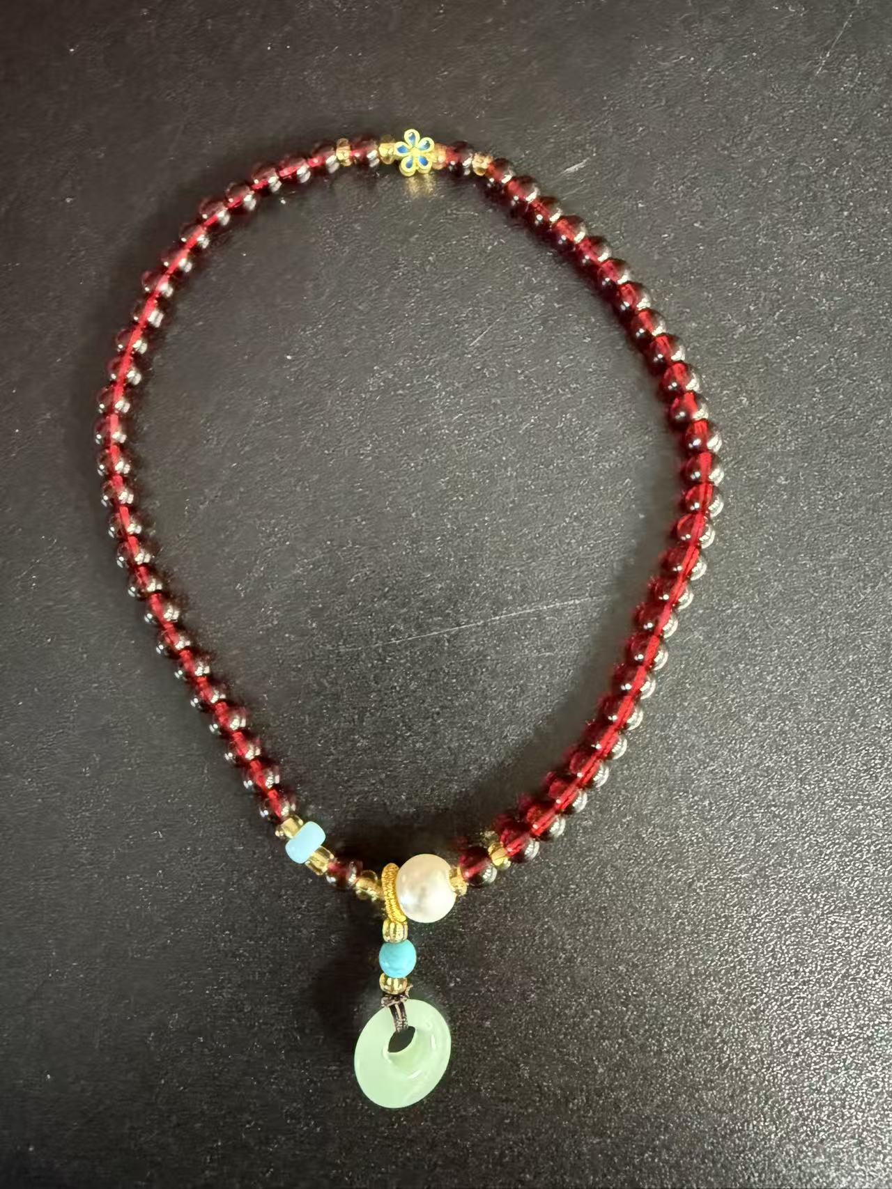 双圈+绿珠精美手串（无礼盒）10210