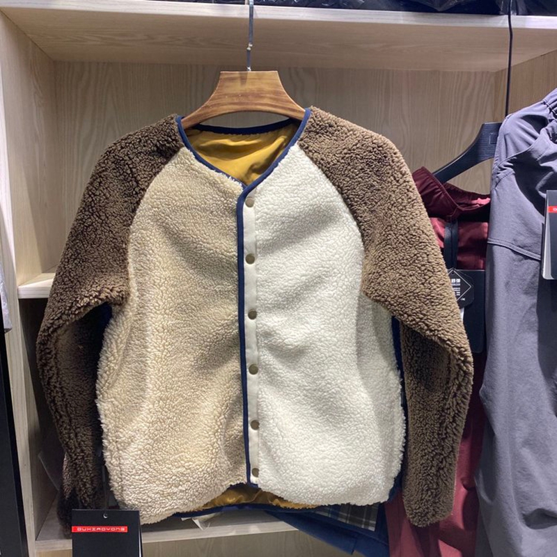 双11秋冬户外羊羔绒两面穿外套   男女情侣同款夹克外套