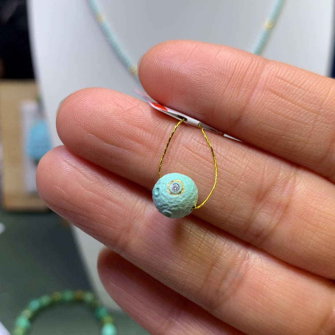 绿松石配饰未镶嵌