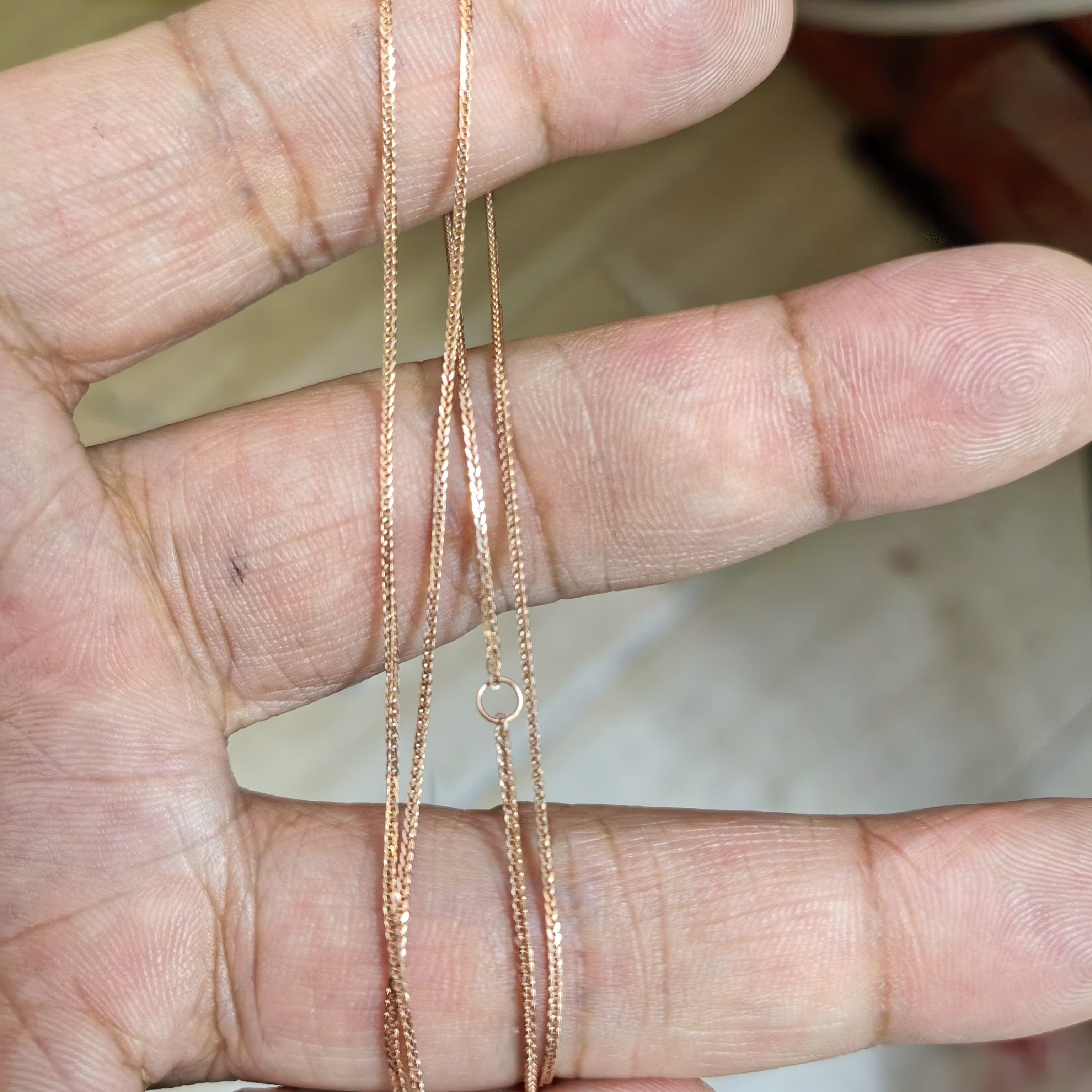 18k金项链时尚大气