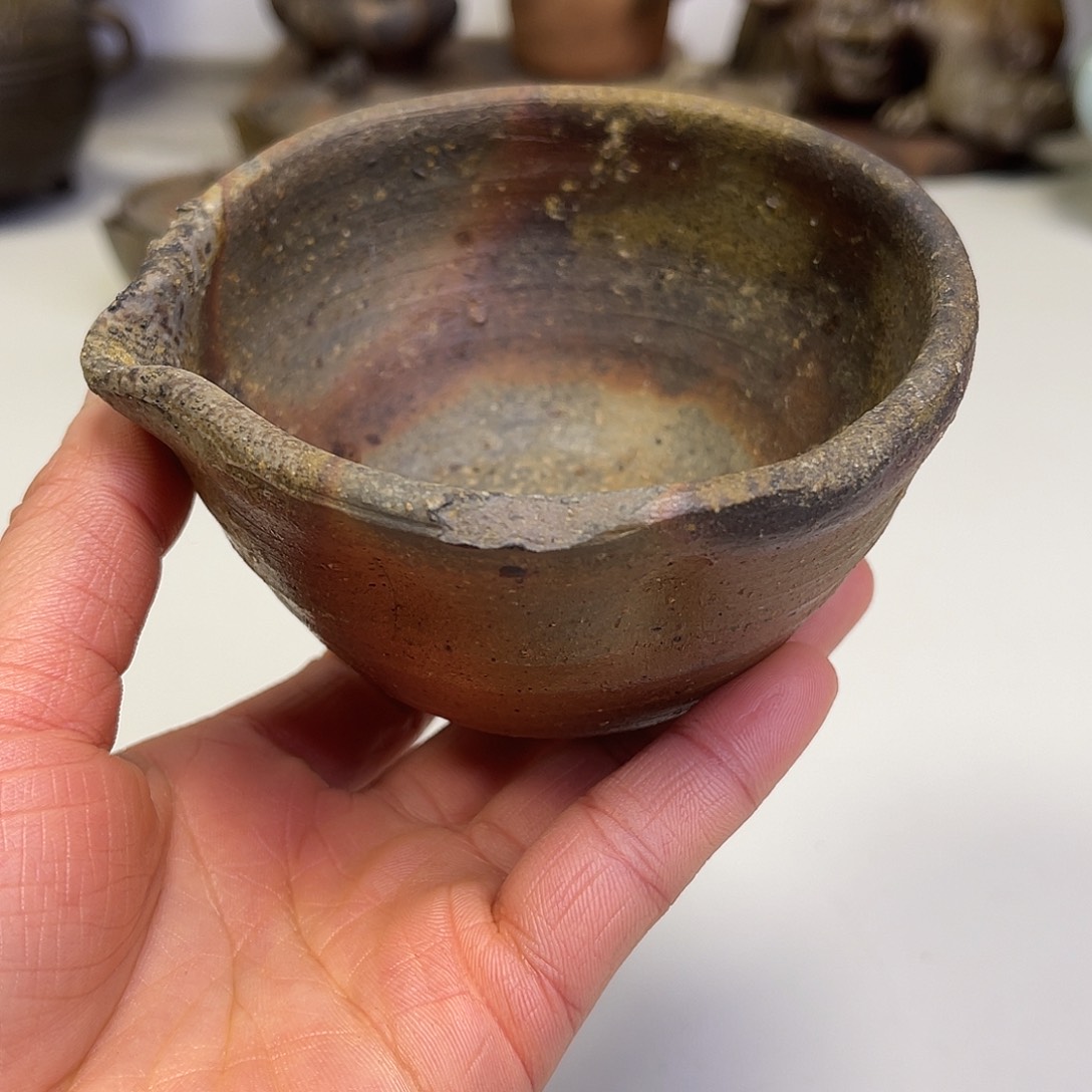 备前烧作品（公道杯有磕