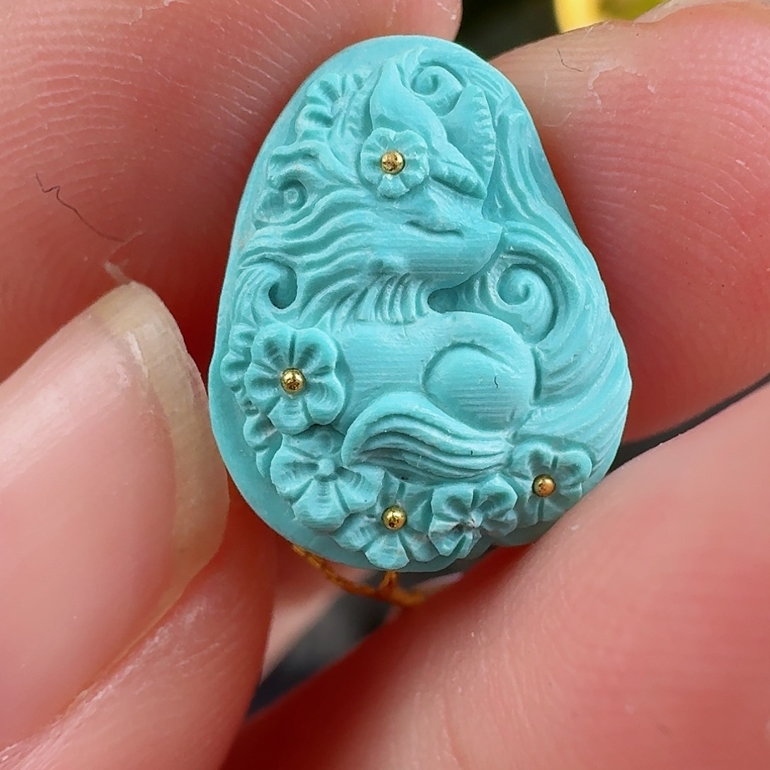 绿松石珠宝奇石未镶嵌