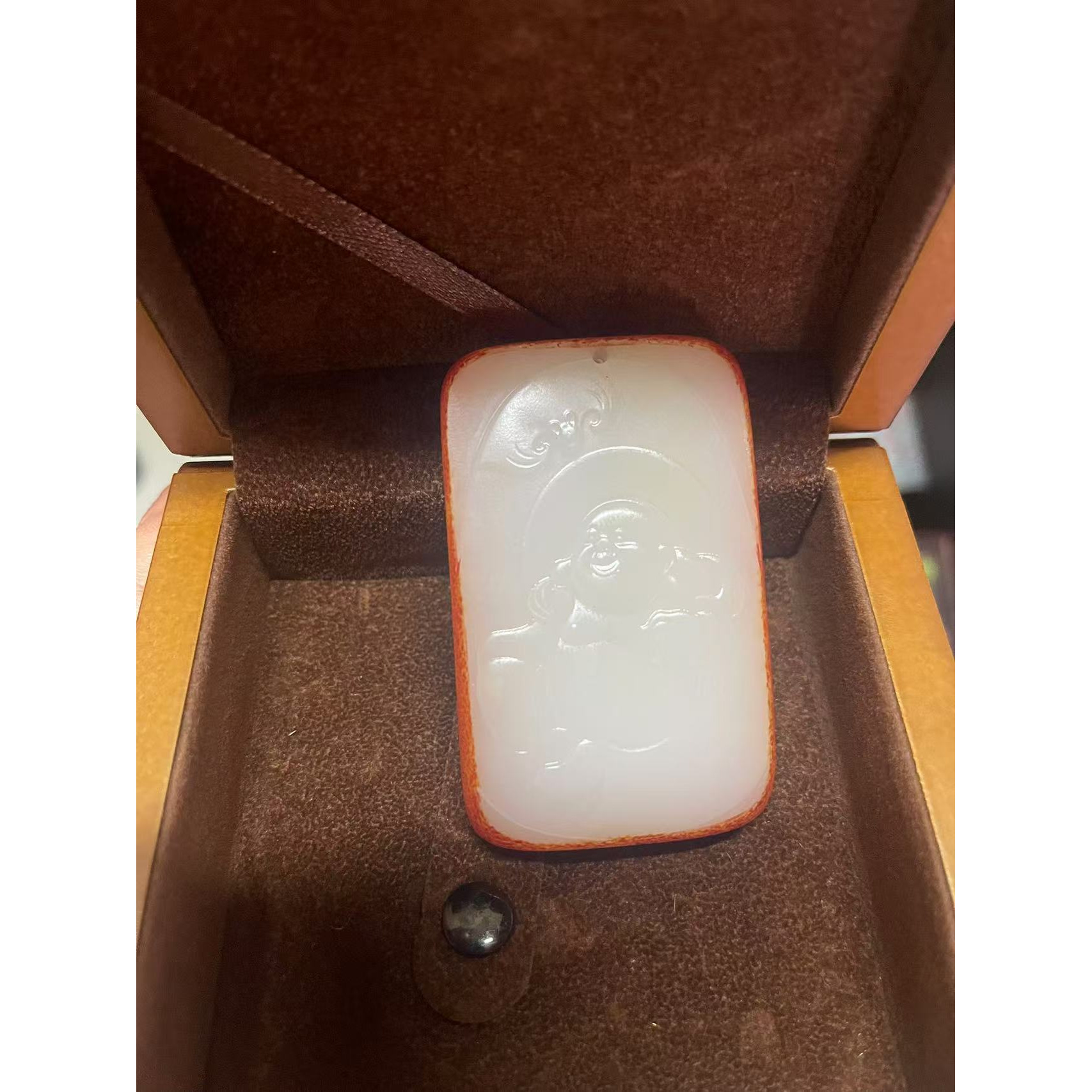 【闪购链接】白Y佛牌子摆件一个