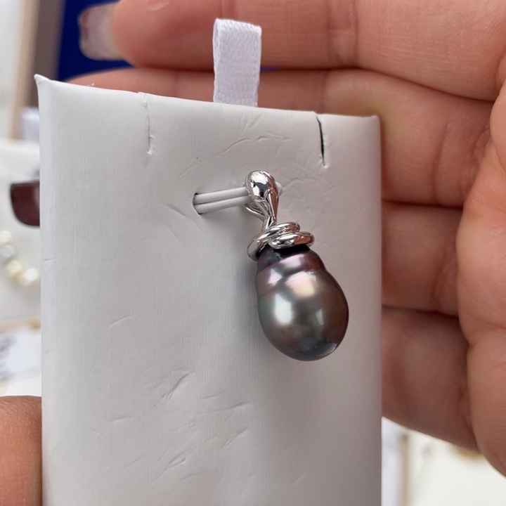 海水珍珠颈饰银S925镶嵌