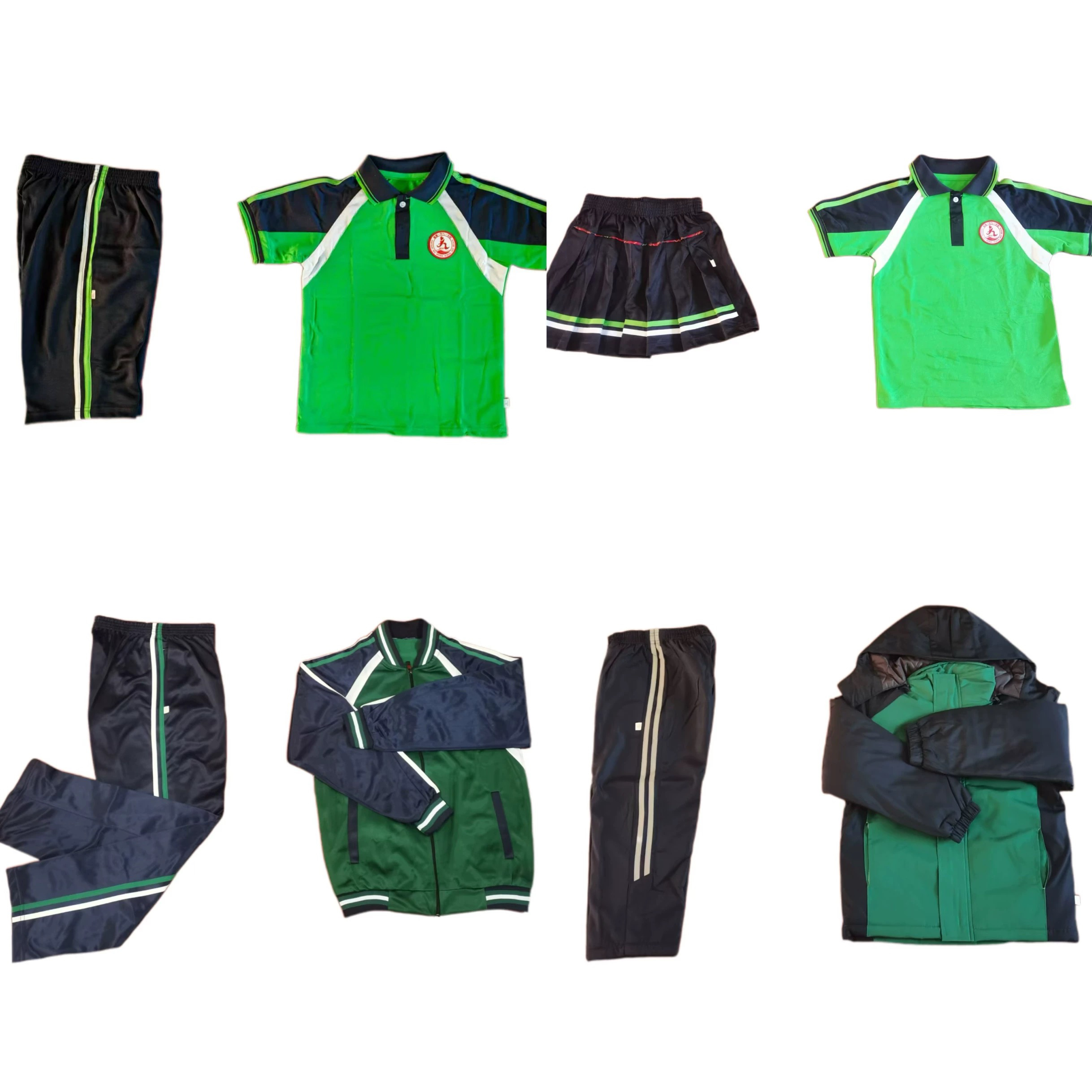 南昌县莲塘一中八一分校小学校服带校徽 现货