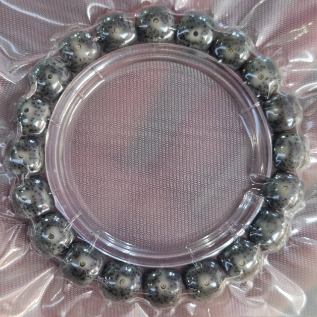 【佳哥专属】19 G14651-星月黑冰单圈-多样性发其一-11*12mm