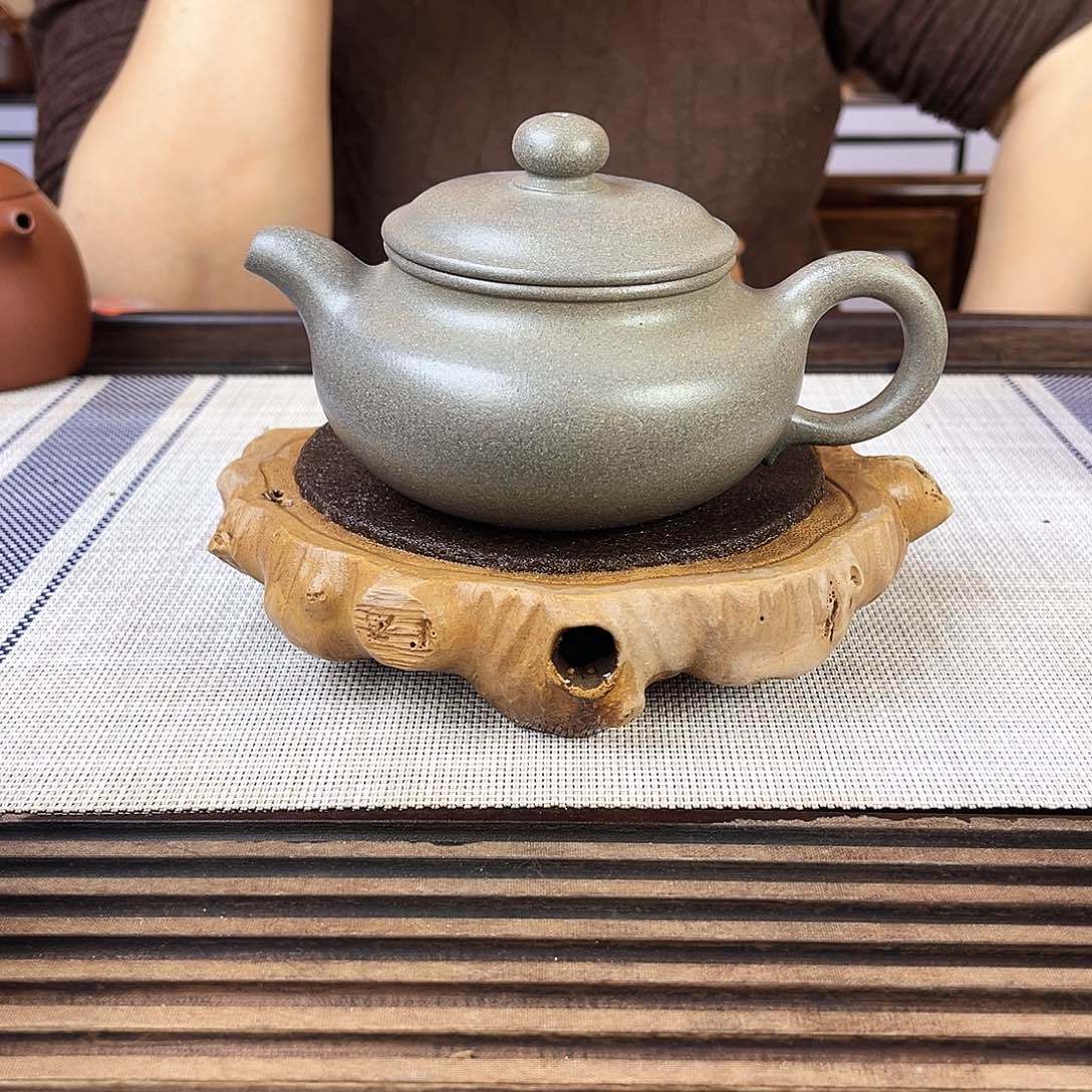 紫砂茶壶宜兴紫砂青段240c c