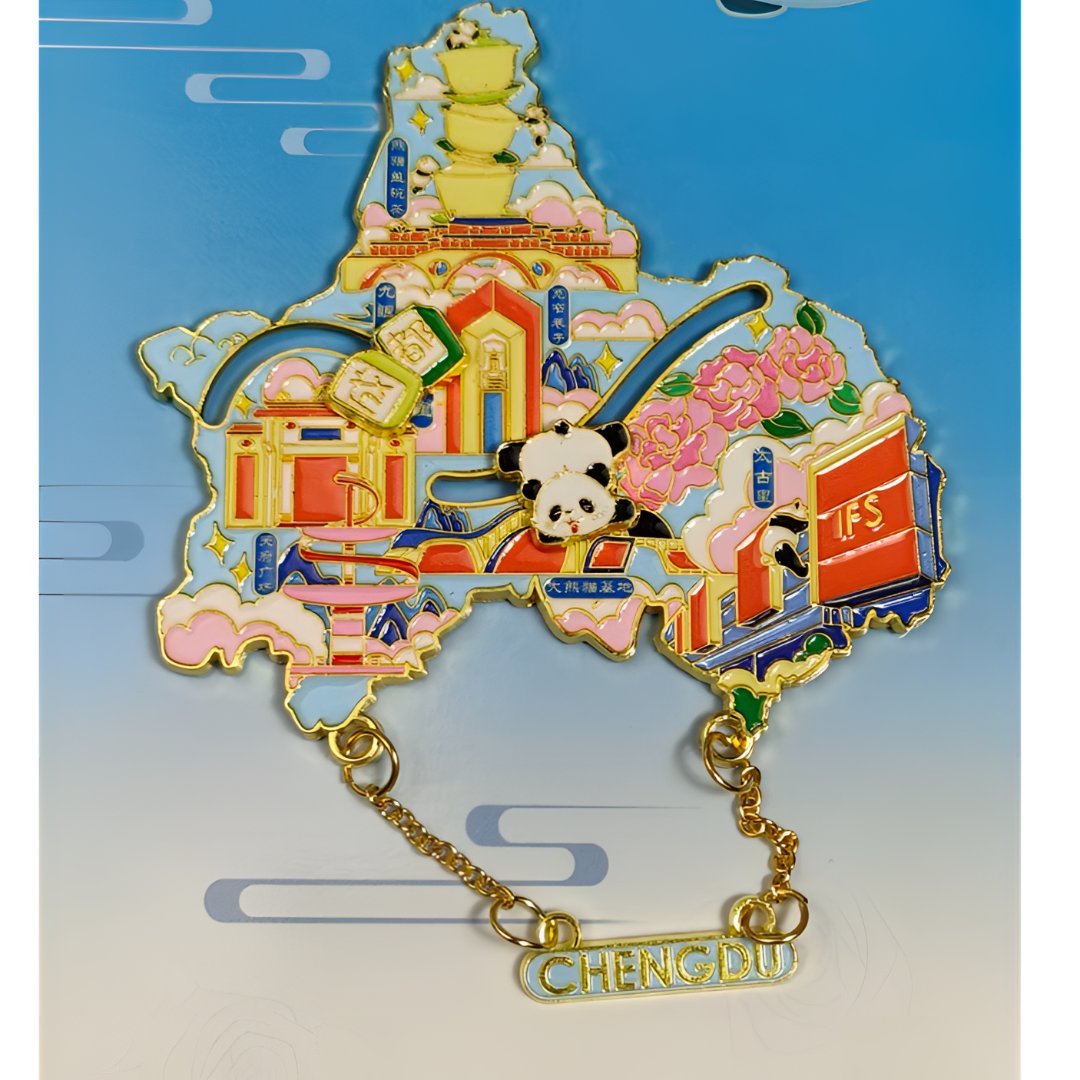 [直播拆]国潮金属3D冰箱贴/城市地标建筑系列/家居装饰纪念伴手礼