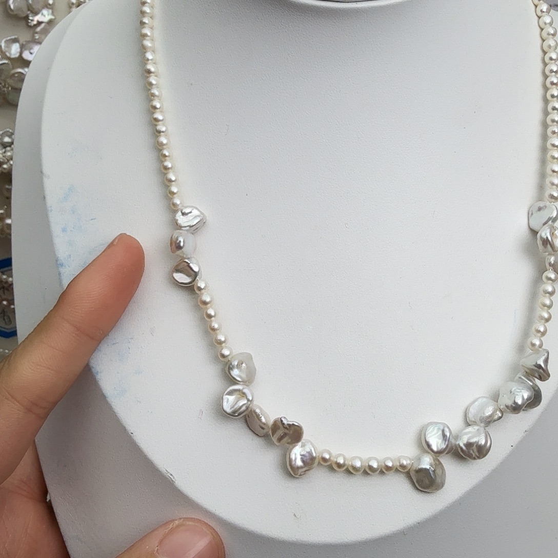 颈饰未镶嵌淡水珍珠