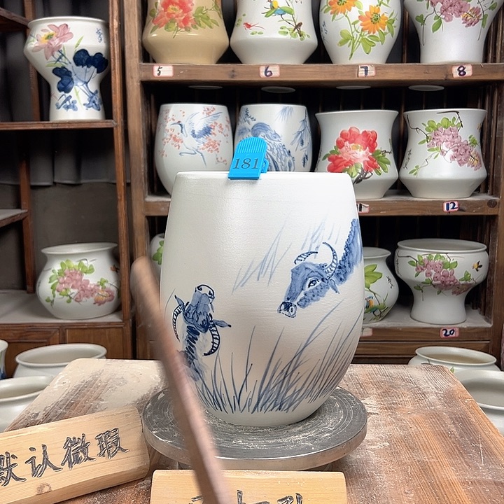 摆件181 新款陶瓷陶瓷水牛