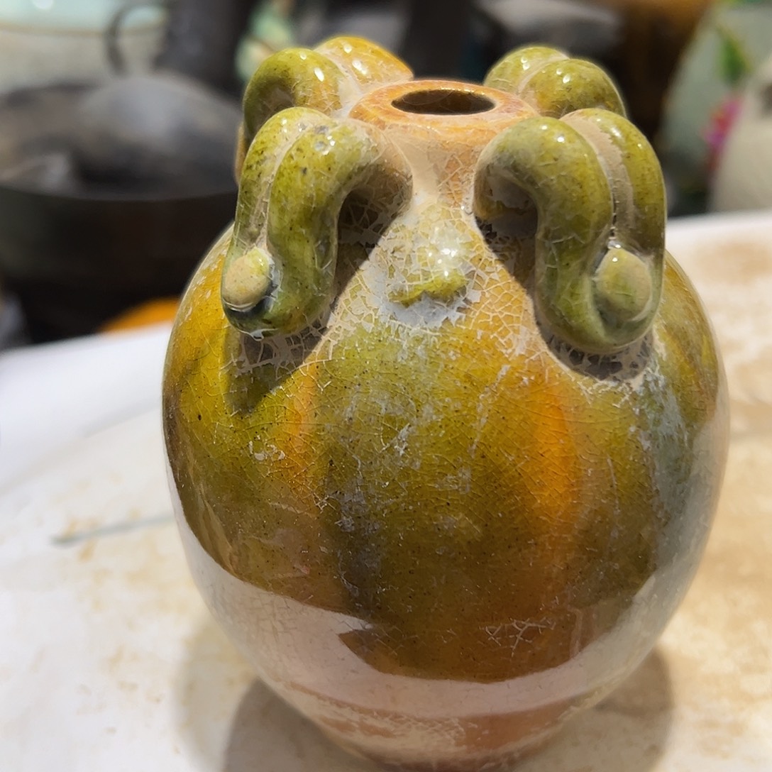 瓦当摆件茶的茶包茶陶瓷