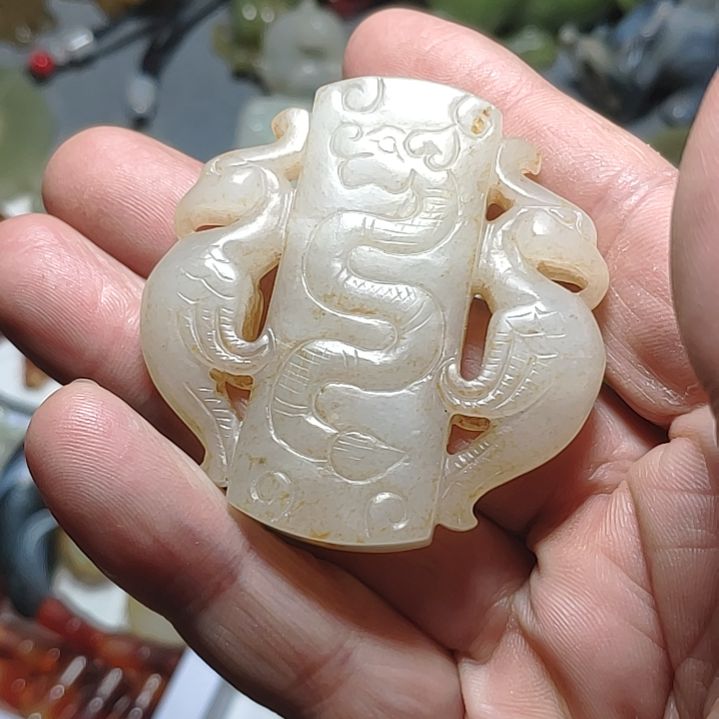 和田玉颈饰未镶嵌三*