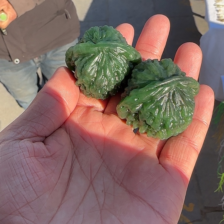 和田玉（碧玉）颈饰未镶嵌