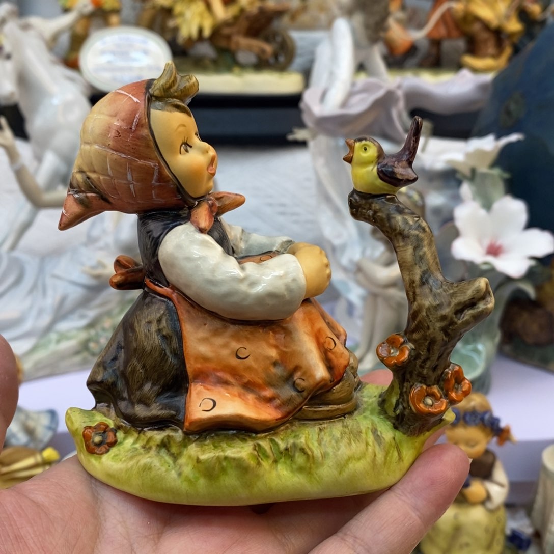 瓷片欧美中古美物摆件