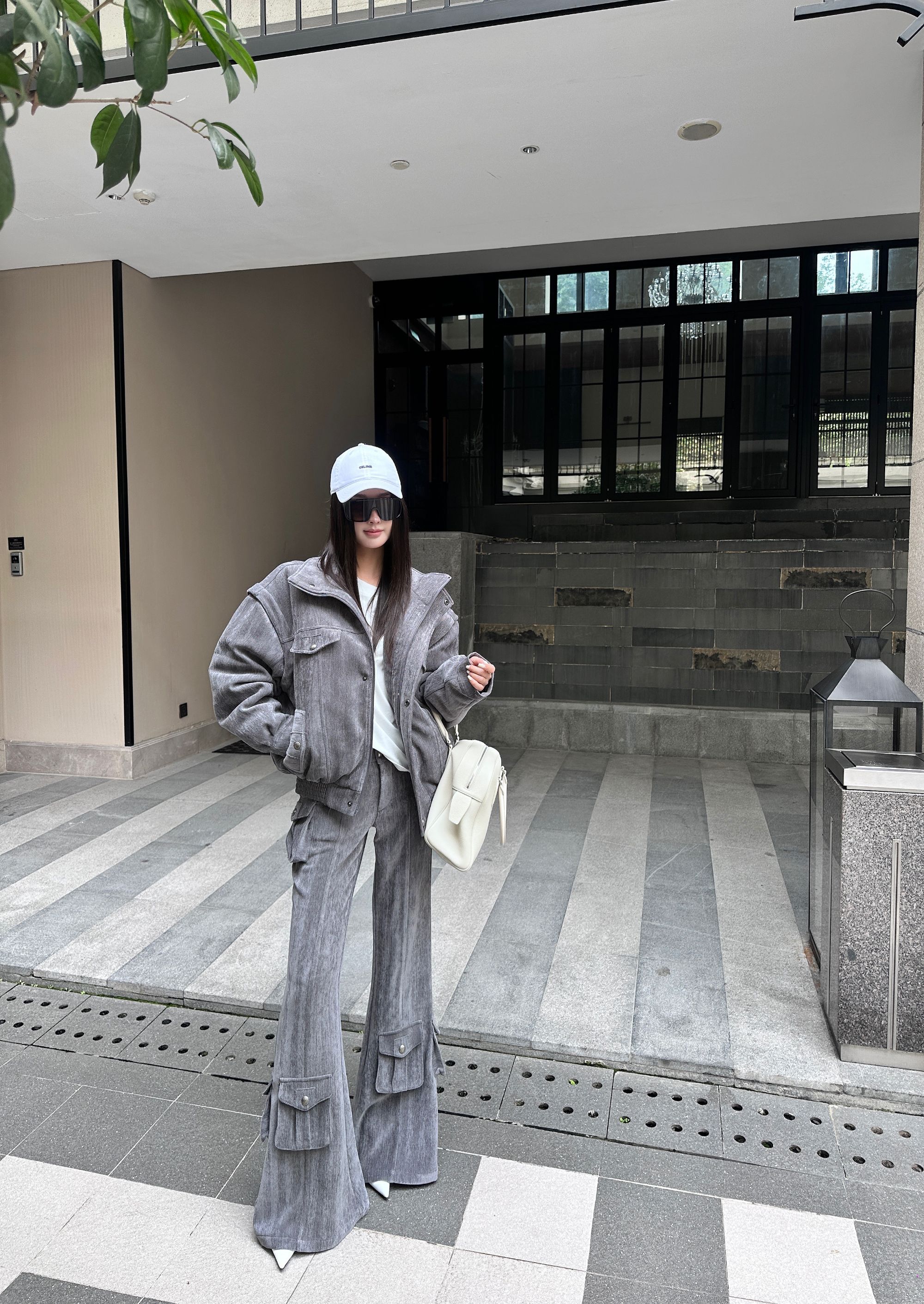  2025冬MIYUFUTURE“半熟冬日”时尚喇叭套装（裤长102）