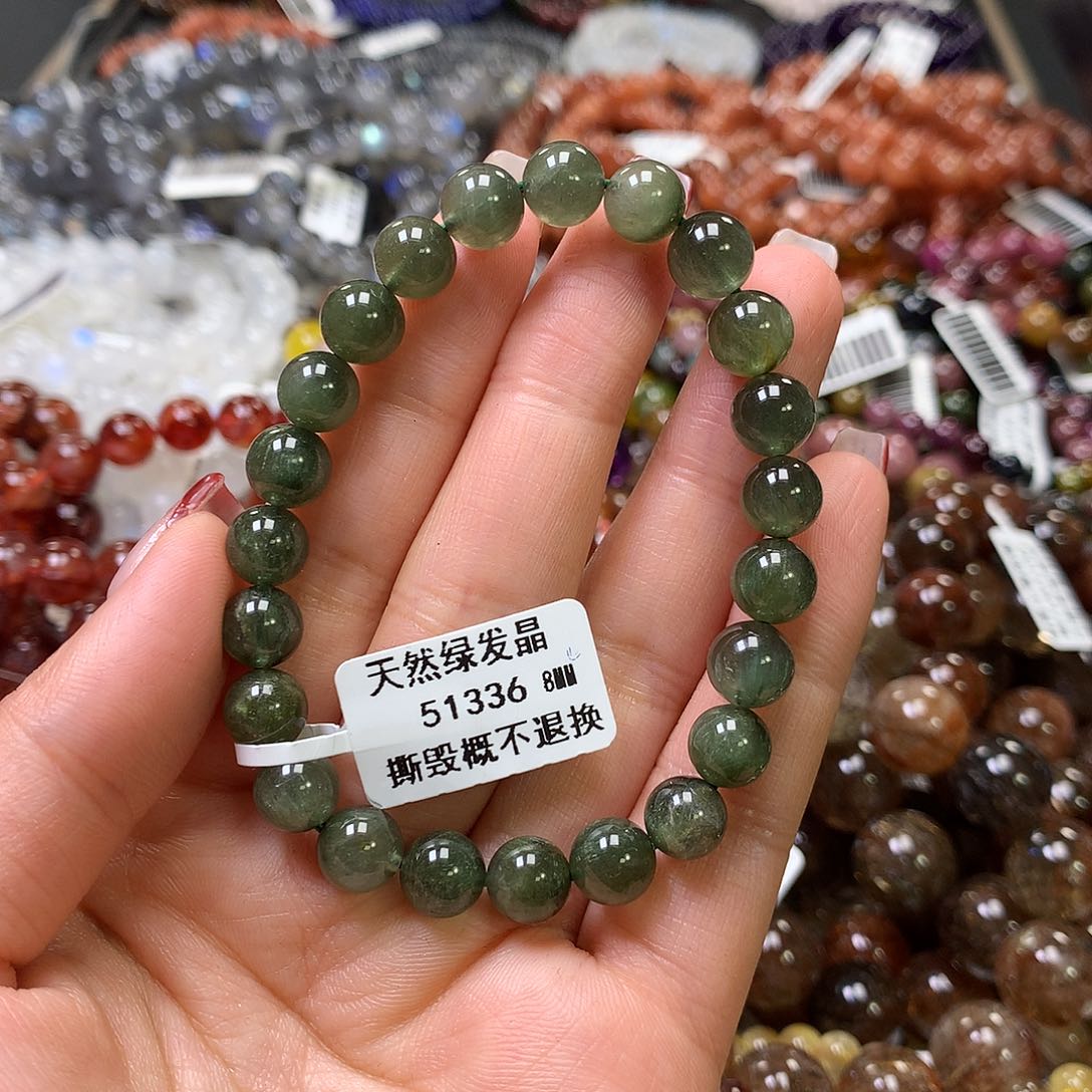 水晶手链未镶嵌，