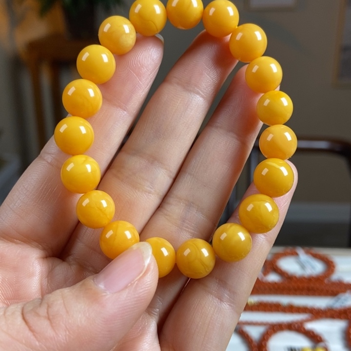 琥珀手链未镶嵌蜜蜡手串10
