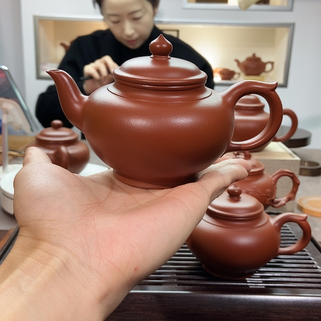 茶壶紫砂小笑樱210cc