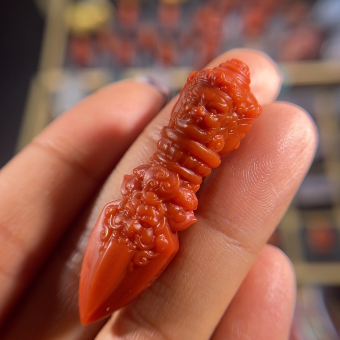 南红玛瑙三相佛未镶嵌