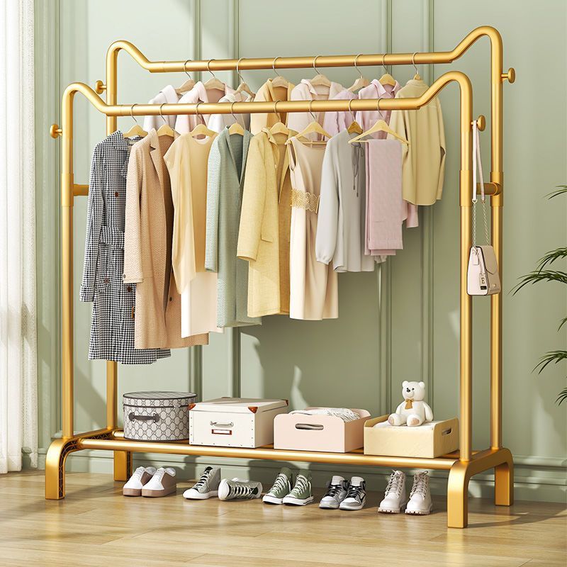 衣架落地立式客厅卧室加粗厚挂衣架晾衣杆衣帽架卧室网红落地衣架