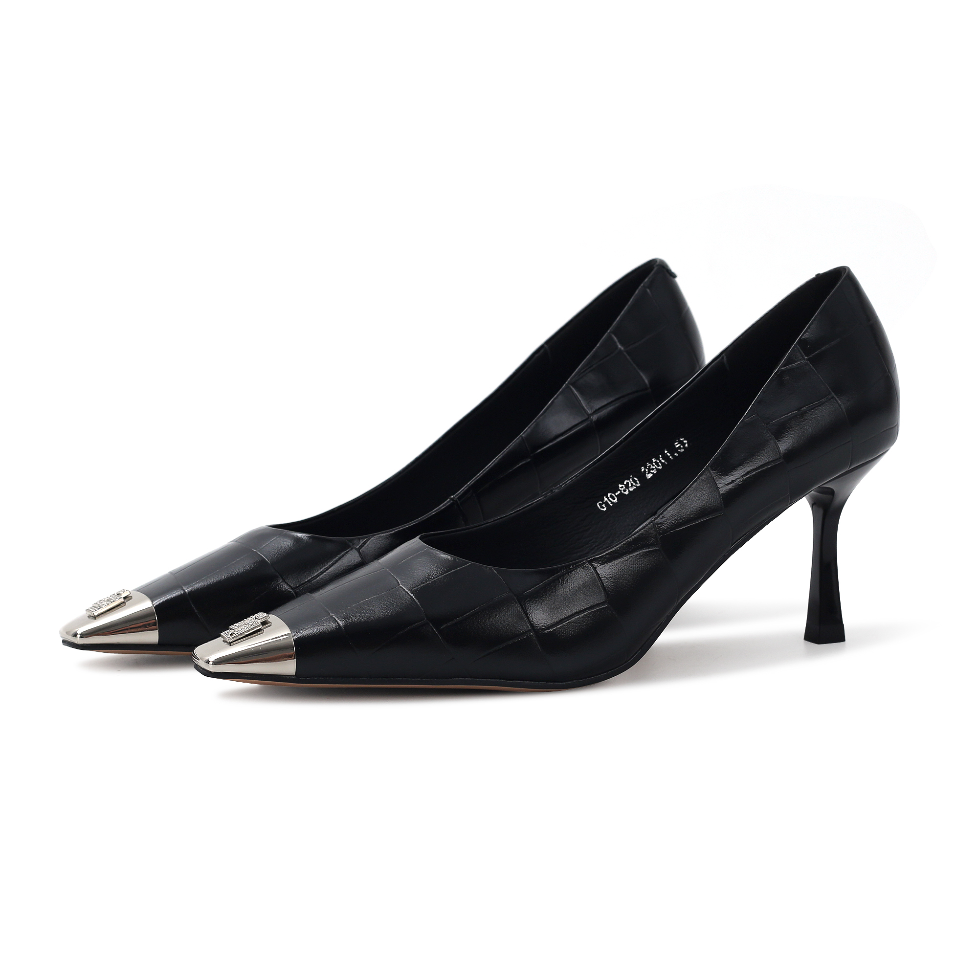 广州中跟时尚气质细跟3-5厘米百搭尖头鞋