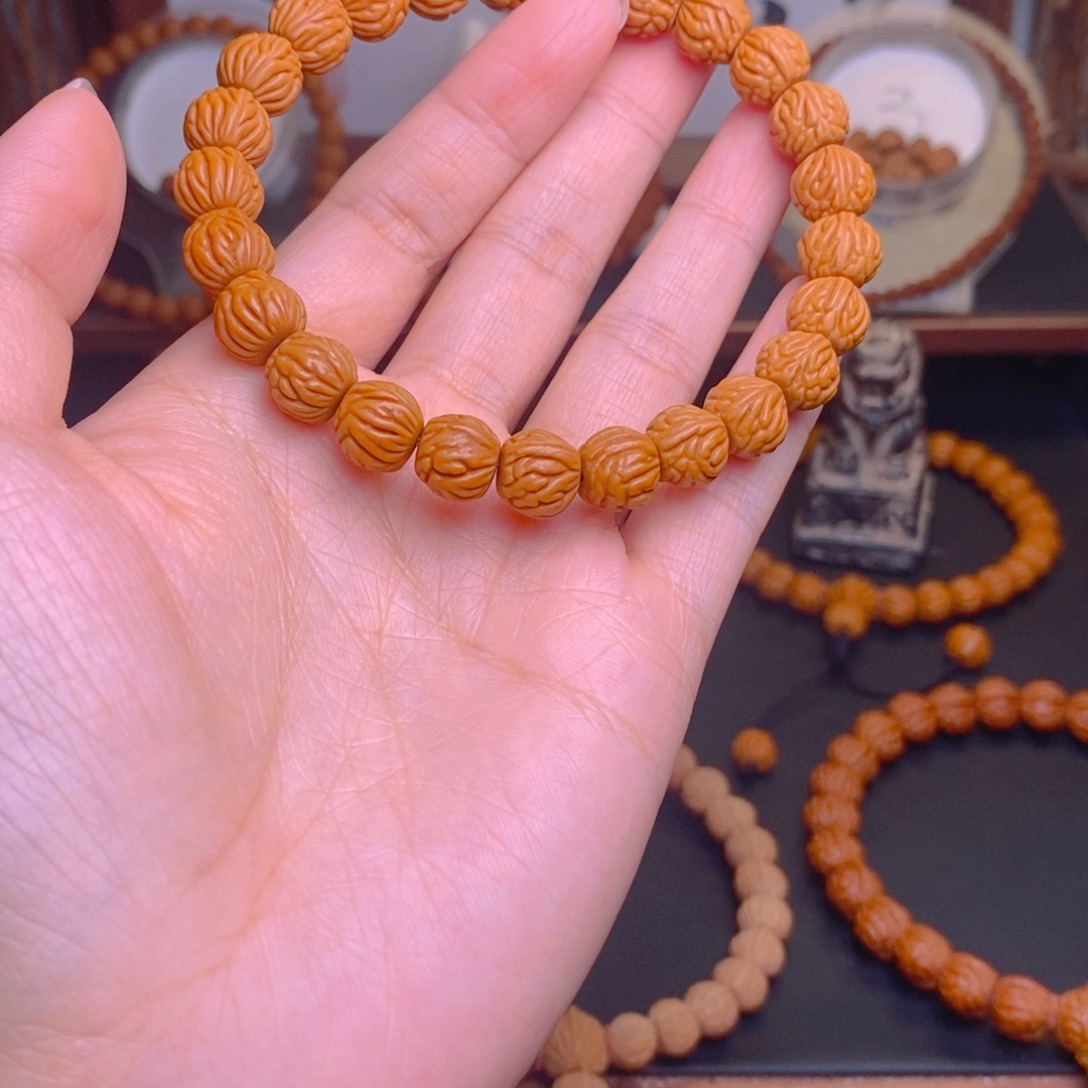 手串桃核龙文桃核10