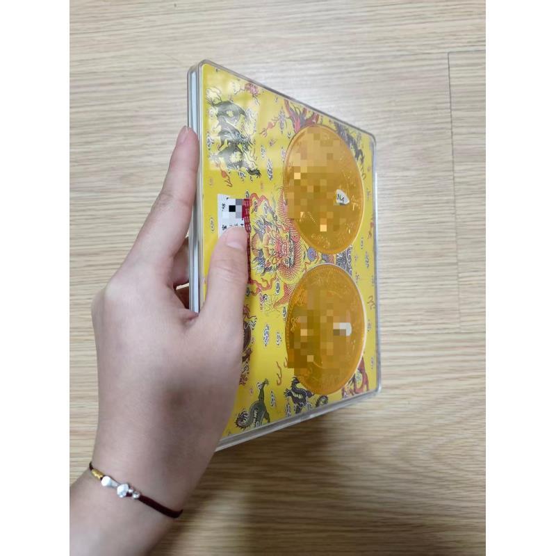 乡村精选好物  两个盒龍洋双宝宝（黄大个）  装饰摆件