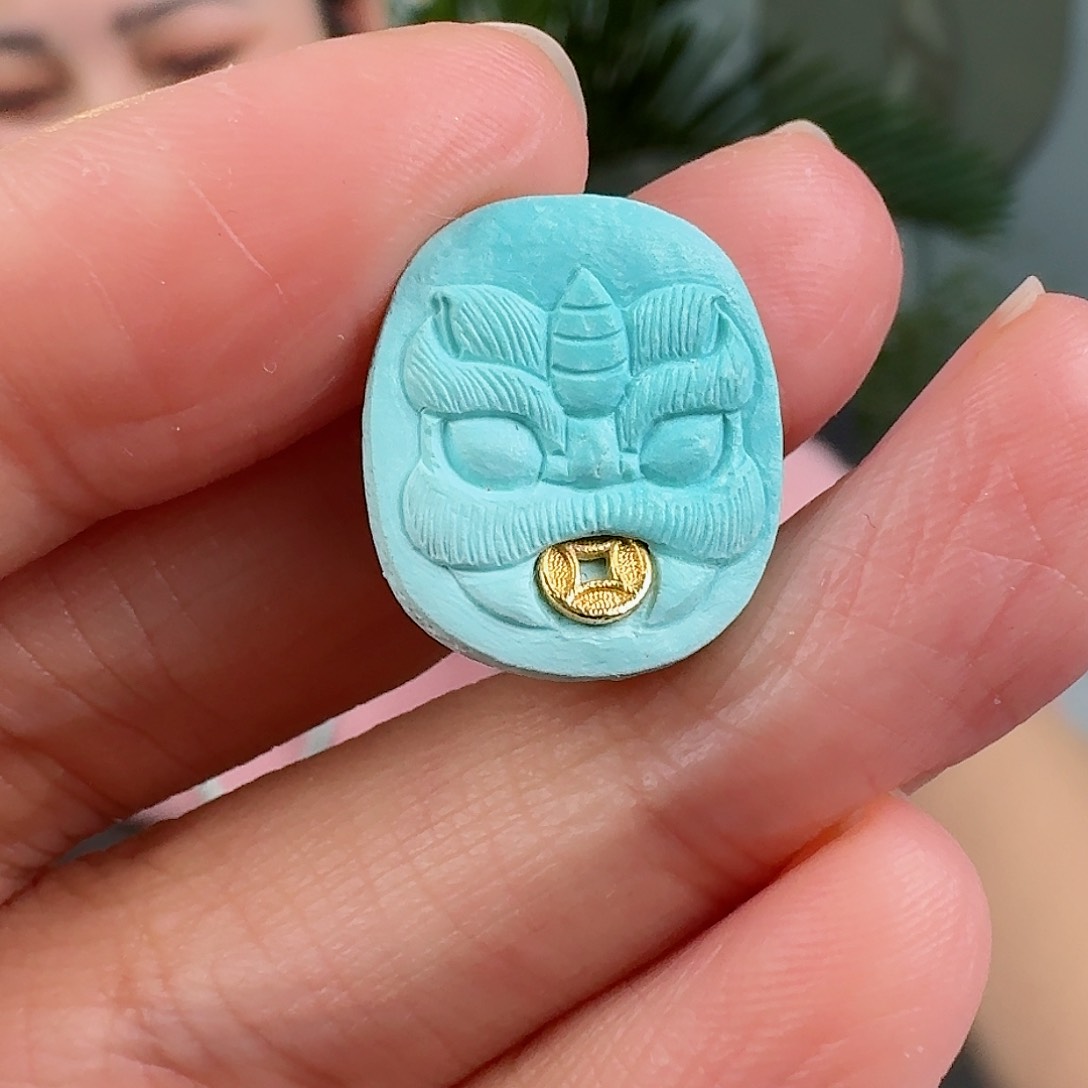 绿松石珠宝奇石未镶嵌