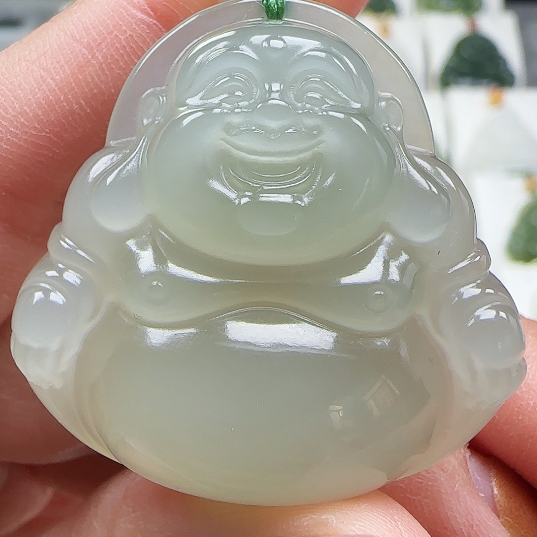 和田玉未镶嵌吊坠(赠链)